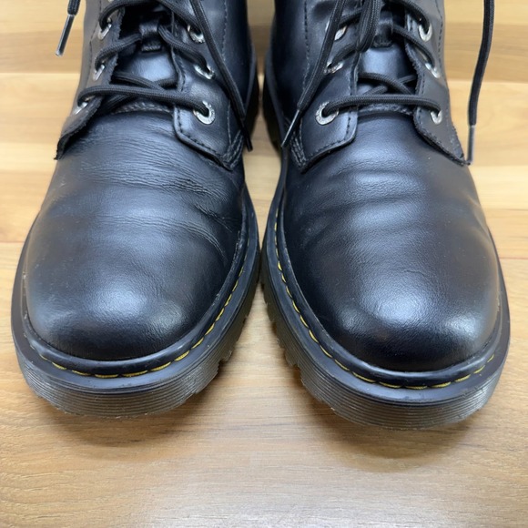 Dr Martens Cartor Mens Boots Size 11 Black Leather Lace Up - Picture 4 of 11